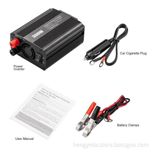 300W 12V 110V USB Port Car Power Converter